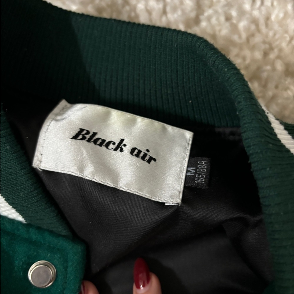 green varsity jacket - Picture 3 of 4